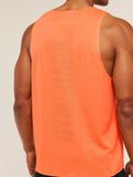 Gymshark Hybrid Engineered Jacquard Tank — Dayglow Peach — 6
