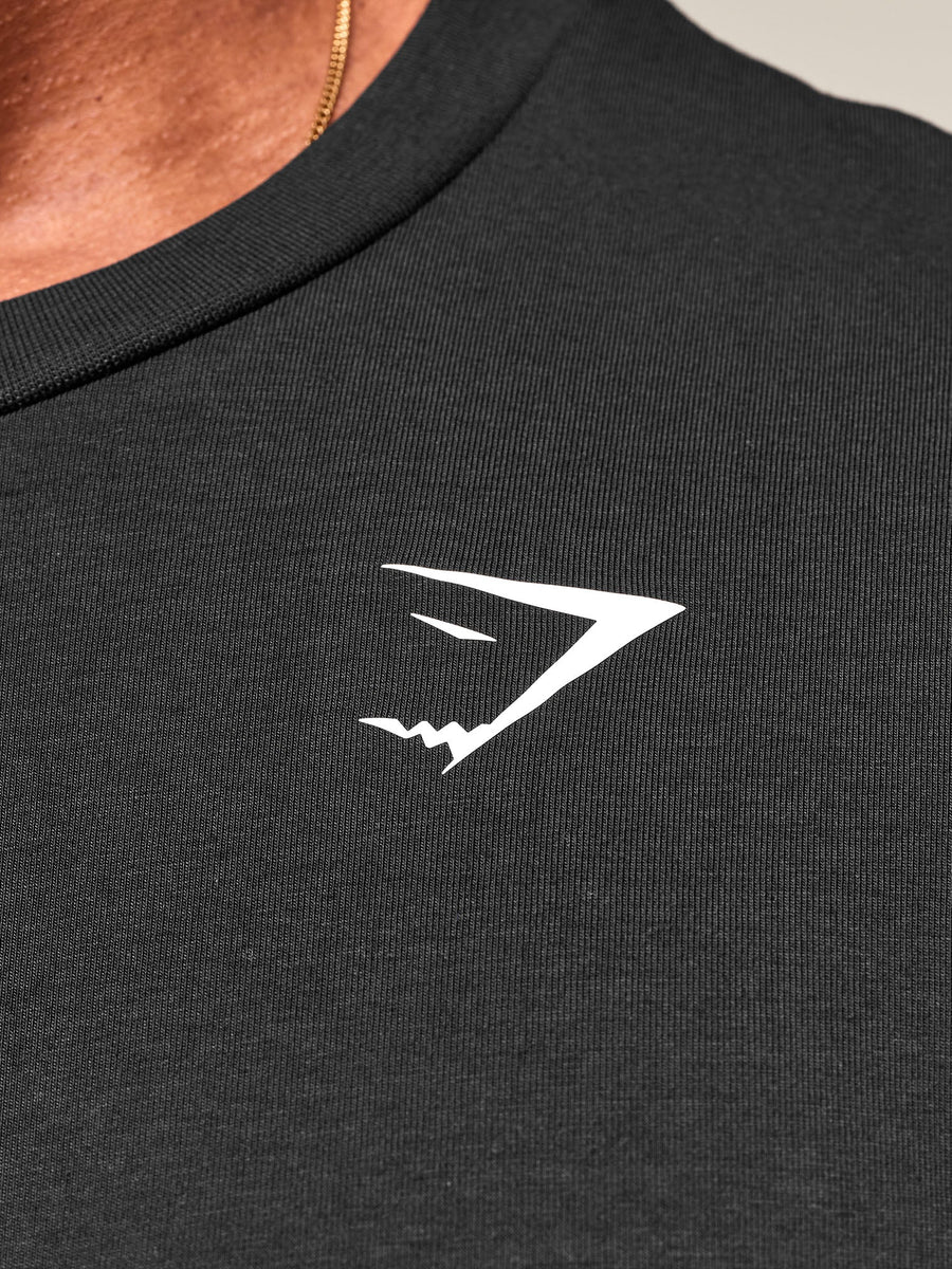 Gymshark Essential Short Sleeve T-Shirt — Black — 4