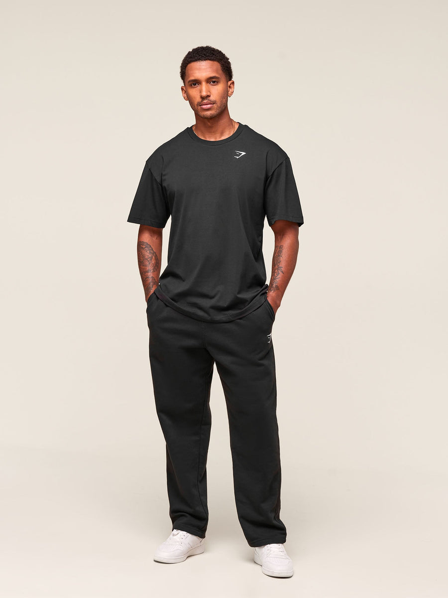 Gymshark Essential Short Sleeve T-Shirt — Black — 5