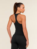 Gymshark Everyday Racer Back Tank with Shelf — Black — 2