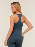 Gymshark Everyday Racer Back Tank with Shelf — GS Stealth Blue — 2