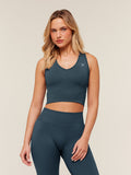 Gymshark Everyday Seamless Crop Tank — Stealth Blue — 1