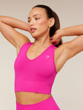 Gymshark Everyday Seamless Crop Tank — Super-Set Pink — 6