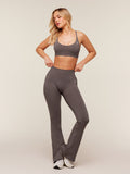 Gymshark Light Hold Flared Leggings — Cool Brown — 5