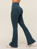 Gymshark Light Hold Flared Leggings — Stealth Blue — 3