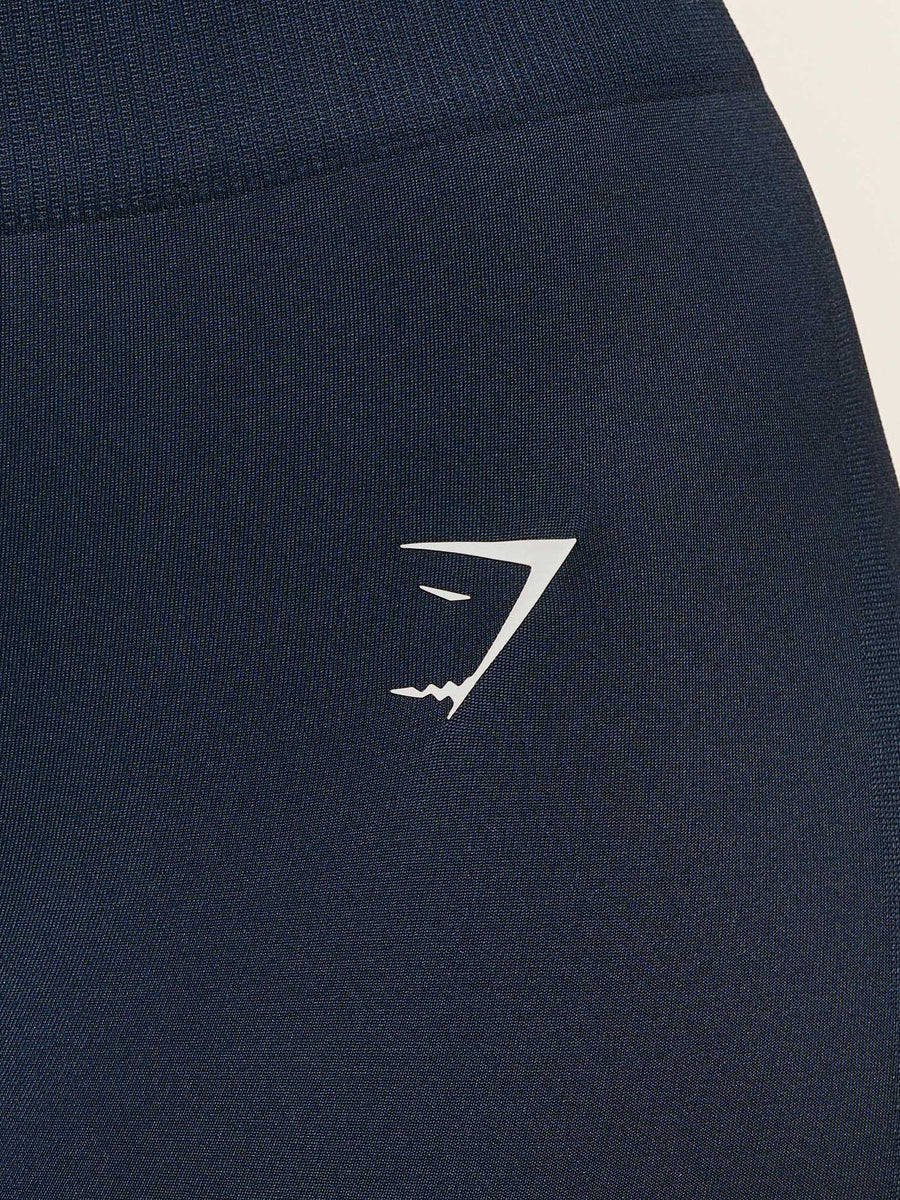 Gymshark Everyday Seamless Flared Leggings — Navy — 5