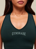 Gymshark Everyday Seamless Graphic Crop Tank — Darkest Teal — 4