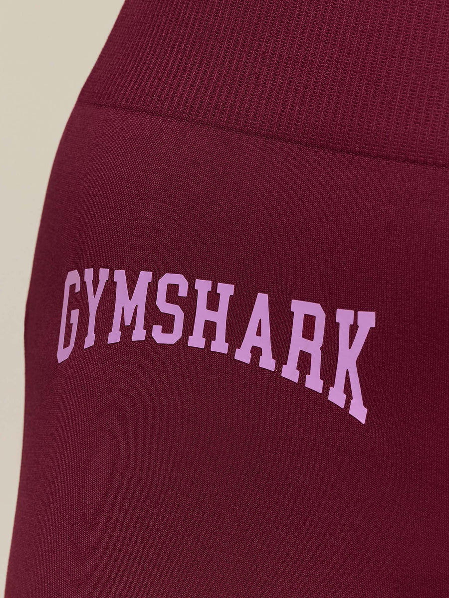 Gymshark Everyday Seamless Graphic Leggings — Strong Pink — 5