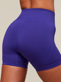 Gymshark Everyday Seamless Graphic Shorts — Cobalt Purple — 4