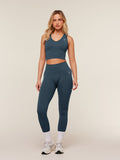 Gymshark Light Hold Leggings — Stealth Blue — 6