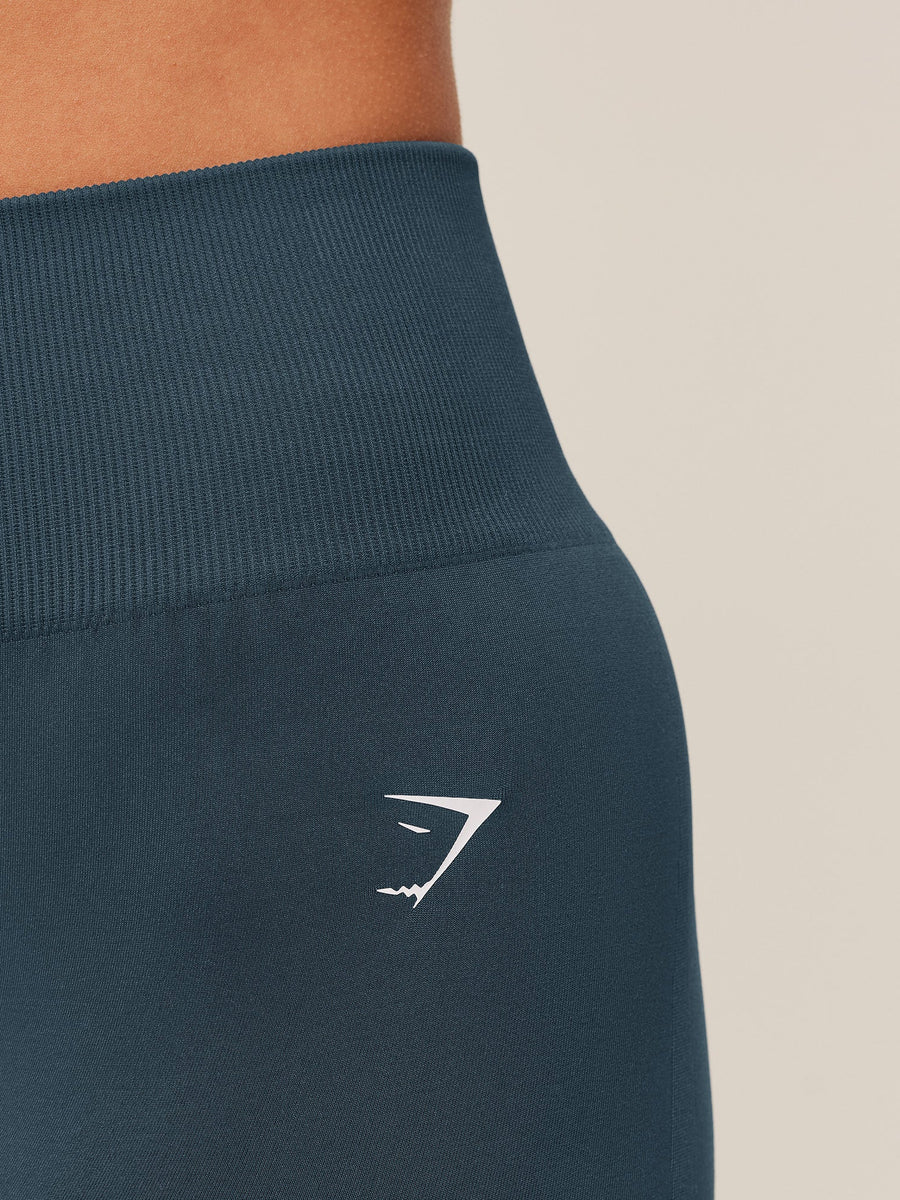 Gymshark Light Hold Leggings — Stealth Blue — 5