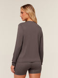 Gymshark Everyday Seamless Long Sleeve Top — Cool Brown — 3