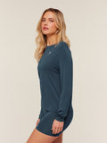 Gymshark Everyday Seamless Long Sleeve Top — Stealth Blue — 3