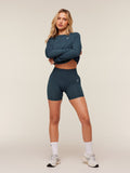 Gymshark Everyday Seamless Long Sleeve Top — Stealth Blue — 5
