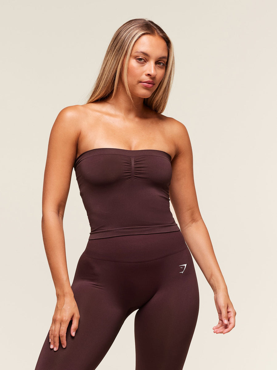Gymshark Everyday Seamless Midi Tube Top — Cherry Purple — 1