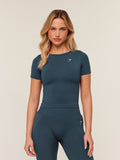 Gymshark Everyday Seamless Short Sleeve Top — Stealth Blue — 1