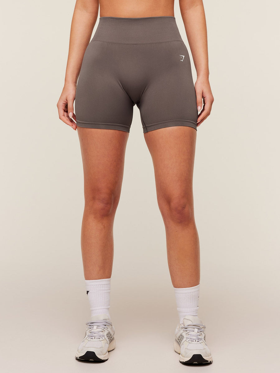 Gymshark Light Hold Shorts — Cool Brown — 1