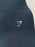 Gymshark Light Hold Shorts — Stealth Blue — 6