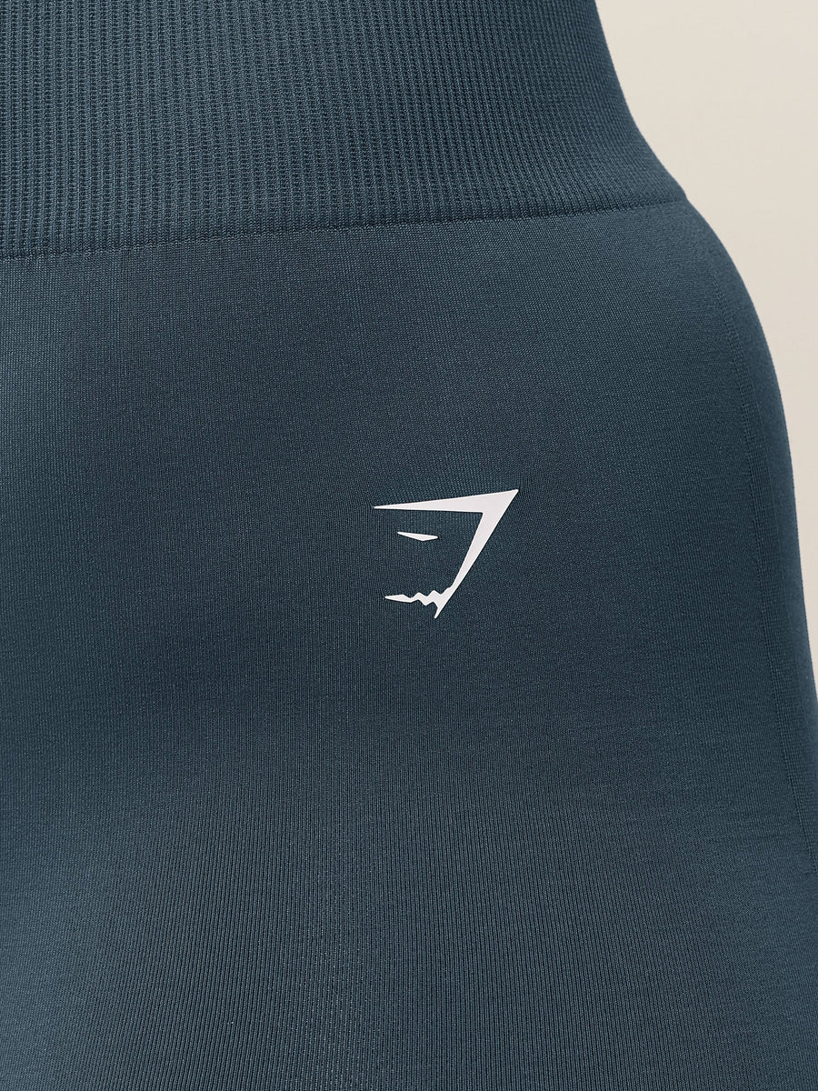Gymshark Light Hold Shorts — Stealth Blue — 6