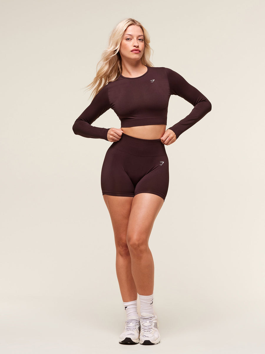 Gymshark Everyday Seamless Shorts — Cherry Purple — 7