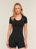 Gymshark Everyday Seamless Tight Fit Crew Neck Tee — Black — 1