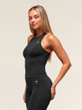 Gymshark Everyday Seamless Tight Fit Tank — Black — 2