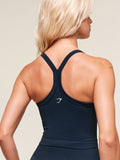 Gymshark Everyday Seamless Ribbed Midi Top — Navy — 4