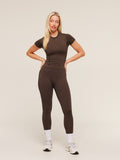 Gymshark Everyday Seamless Contrast Leggings — GS Archive Brown/GS Black — 4