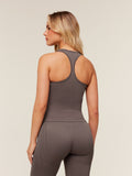 Gymshark Everyday Seamless Ribbed Tank — Cool Brown — 2