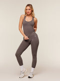 Gymshark Everyday Seamless Ribbed Tank — Cool Brown — 5