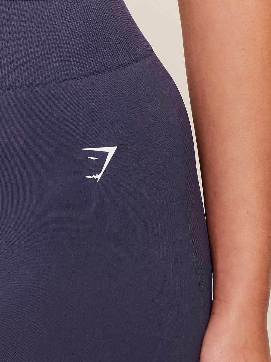 Gymshark Washed Crop Tank — Midnight Purple/Wash — 4