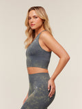 Gymshark Washed Crop Tank — Onyx Grey Wash — 3