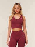 Gymshark Washed Crop Tank — Sets Red/Wash — 1