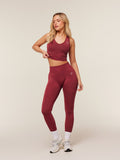 Gymshark Washed Crop Tank — Sets Red/Wash — 5