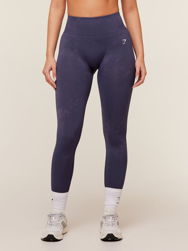 Gymshark Washed Leggings — GS Midnight Purple/WASH