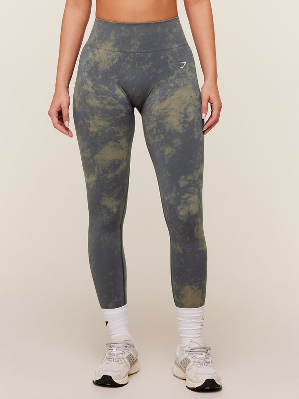 Gymshark Everyday Seamless Washed Legging — Onyx Grey/Wash