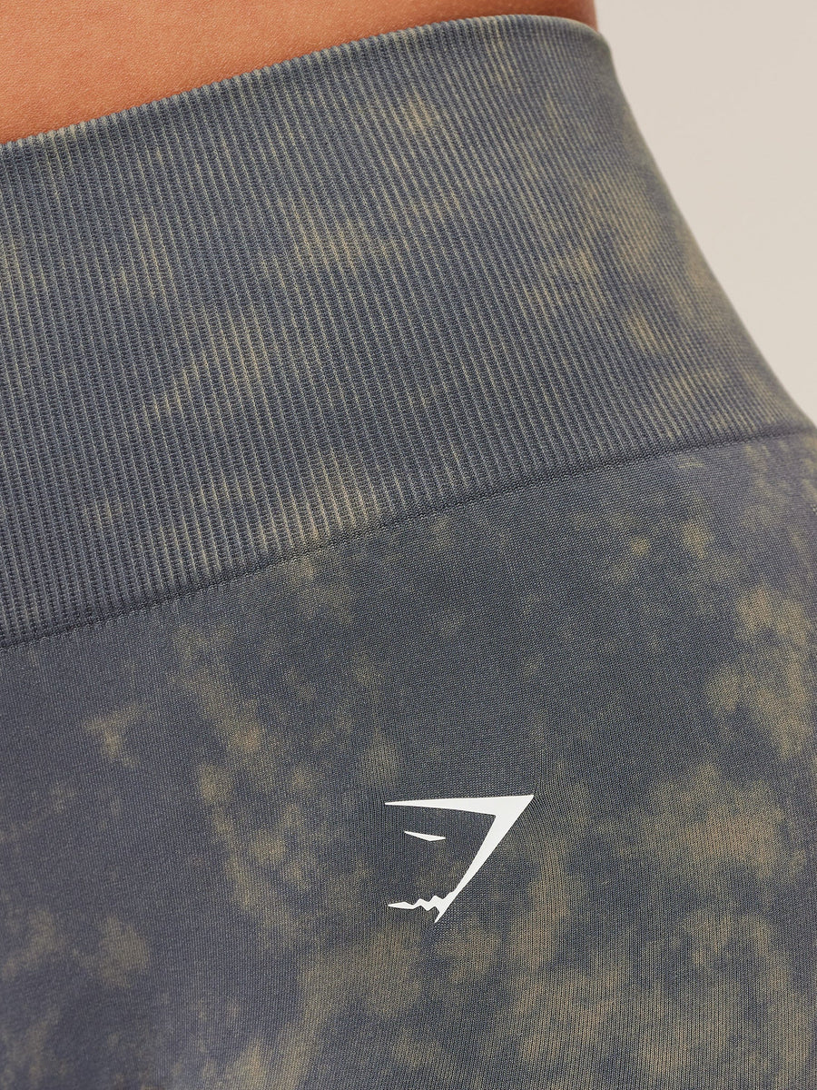 Gymshark Everyday Seamless Washed Legging — Onyx Grey/Wash — 6