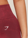 Gymshark Everyday Seamless Washed Shorts — Sets Red/Wash — 6