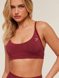 Gymshark Everyday Seamless Washed Sports Bra — Sets Red/Wash — 4