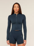 Gymshark Everyday Seamless Zip Tracktop — Navy — 1