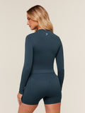 Gymshark Everyday Seamless Zip Tracktop — Stealth Blue — 2