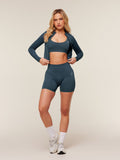 Gymshark Everyday Seamless Zip Tracktop — Stealth Blue — 5