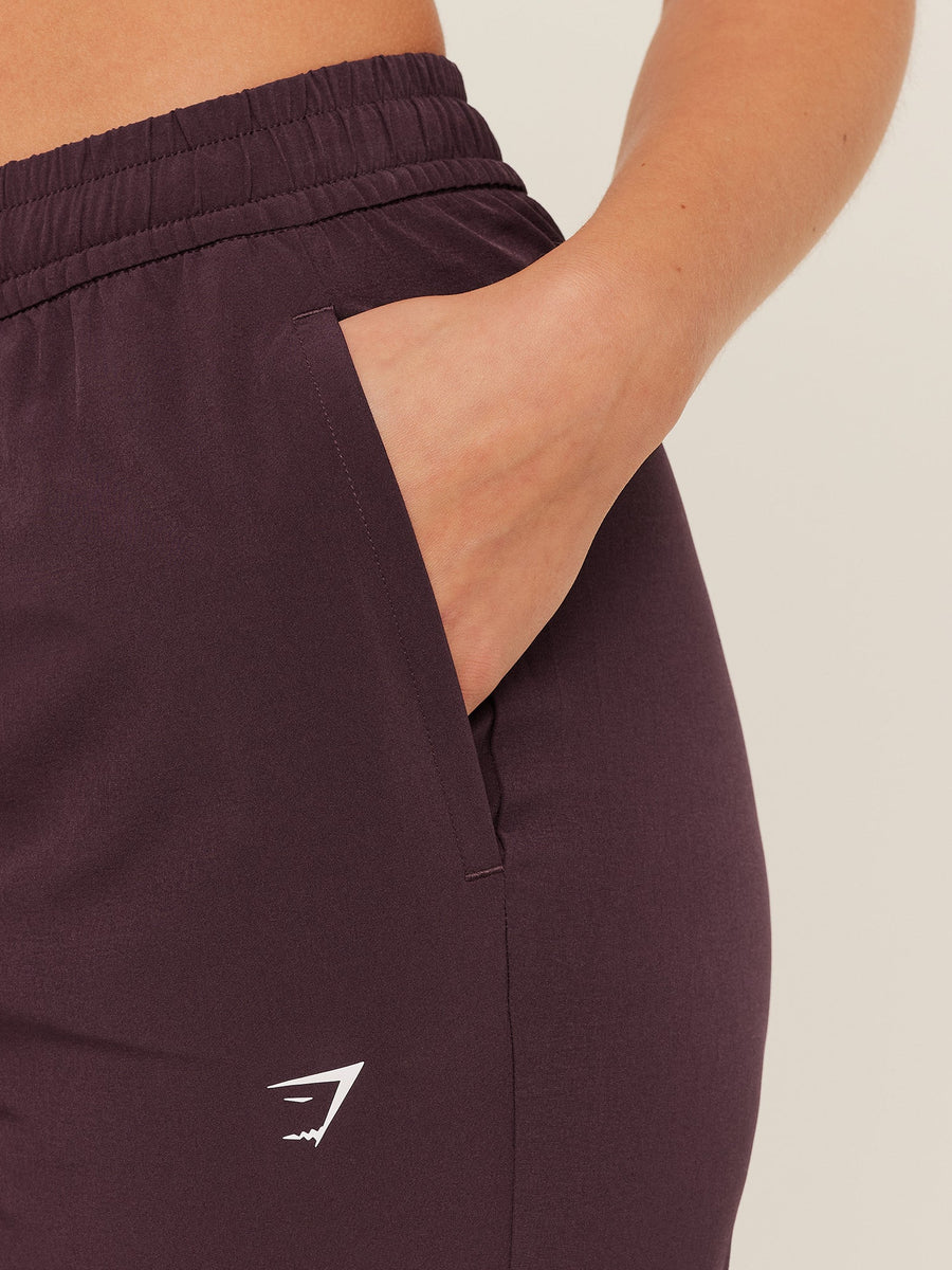 Gymshark Everyday Woven Pants — Cherry Purple — 6