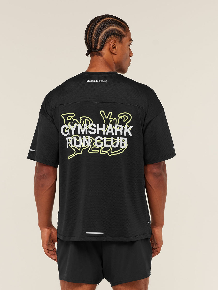 Gymshark Find Your Speed T-Shirt — Black — 1