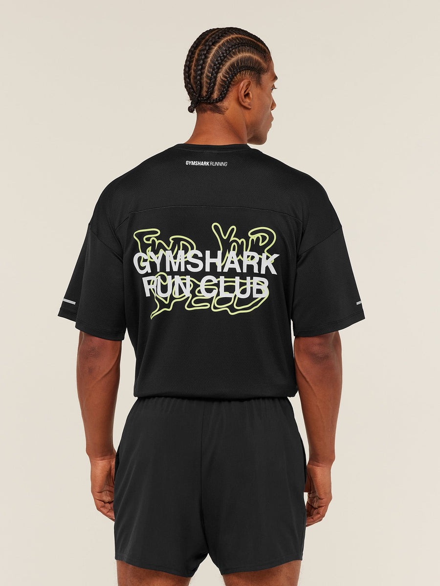 Gymshark Find Your Speed T-Shirt — Black — 5