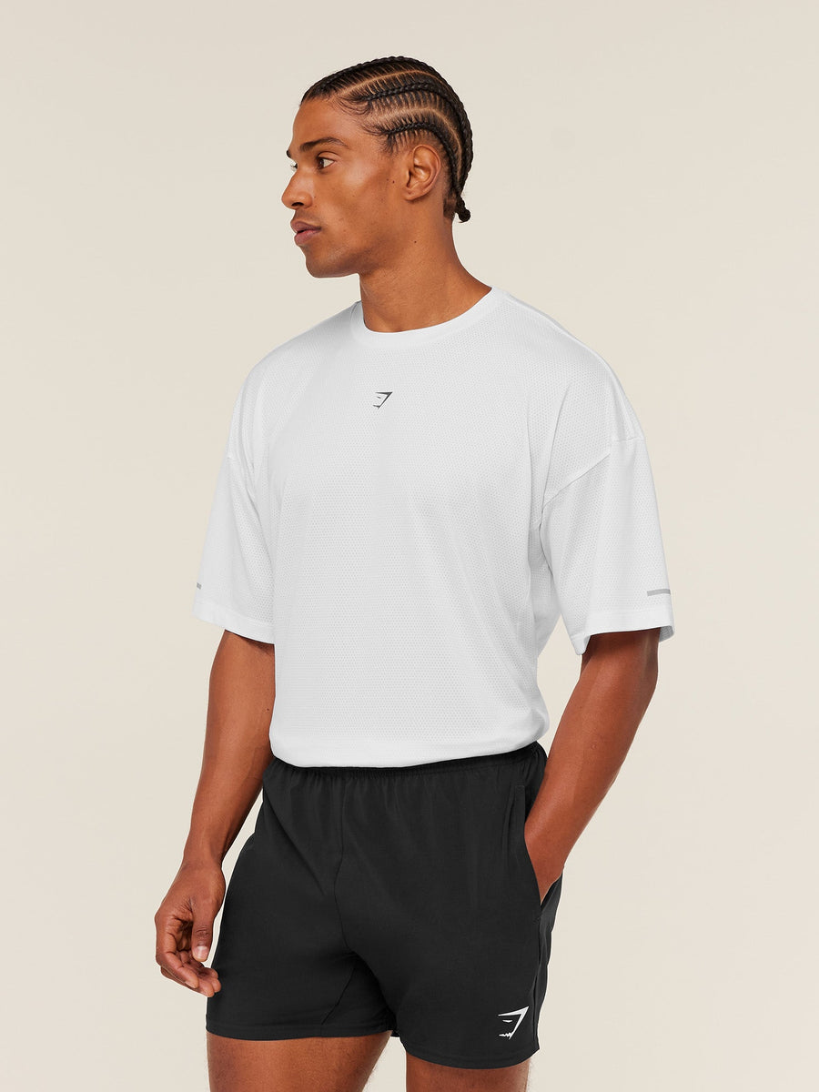 Gymshark Find Your Speed T-Shirt — White — 3