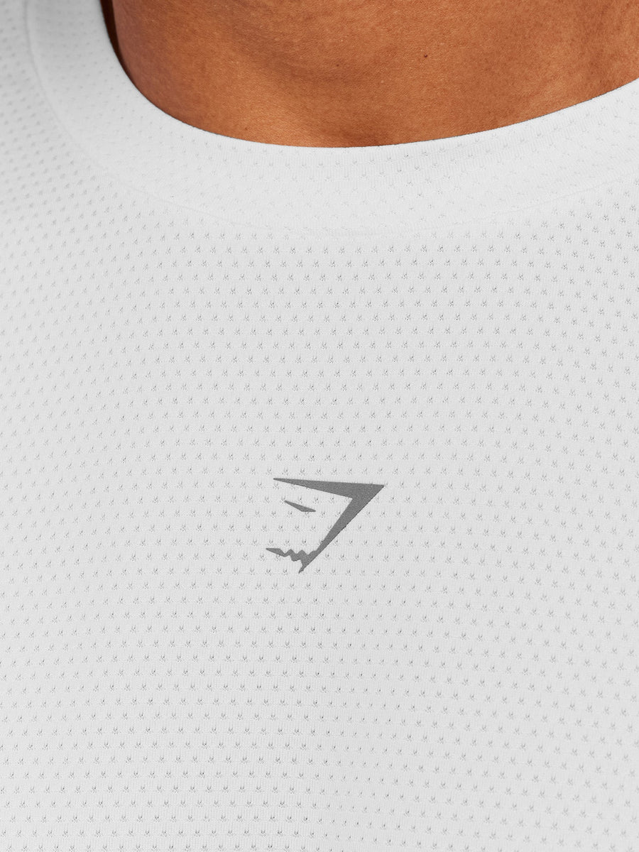 Gymshark Find Your Speed T-Shirt — White — 7