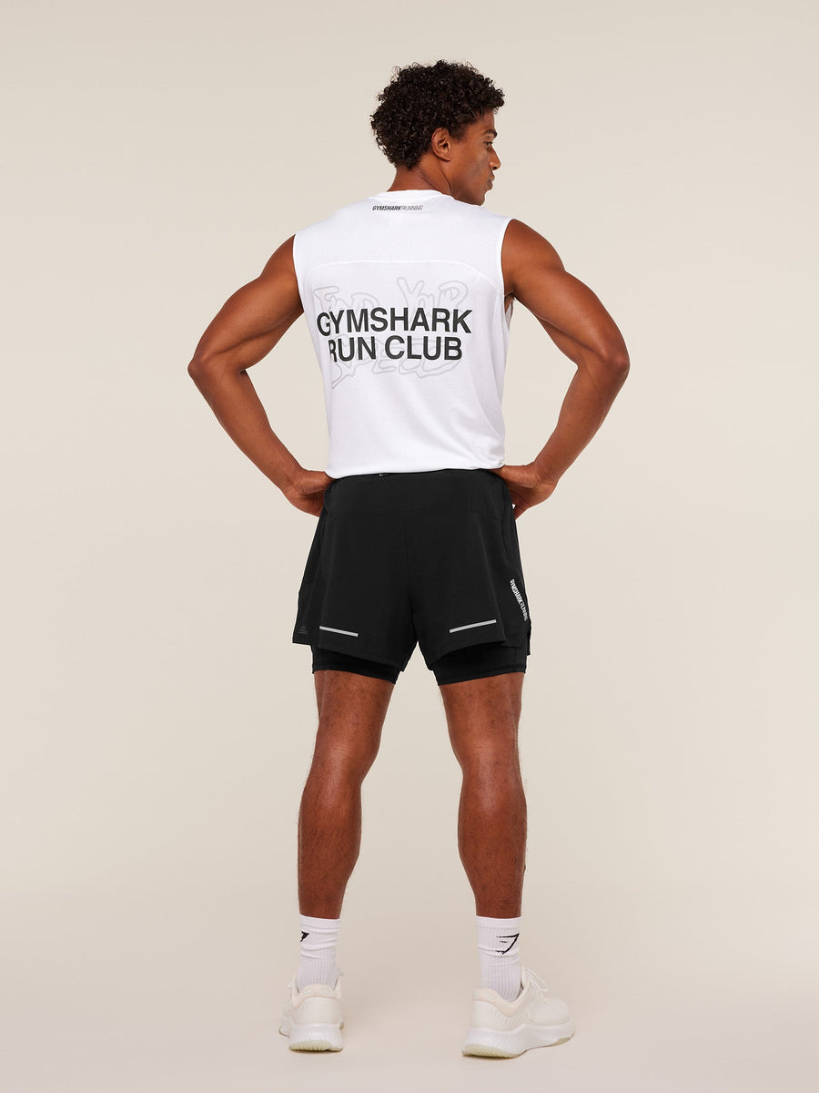 Gymshark Find Your Speed Tank — White — 4