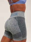 Gymshark Flex Shorts — Deep Petrol Blue/White Marl — 4