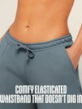 Gymshark Lightweight Wide Leg Pants Regular — Iron Blue — 3